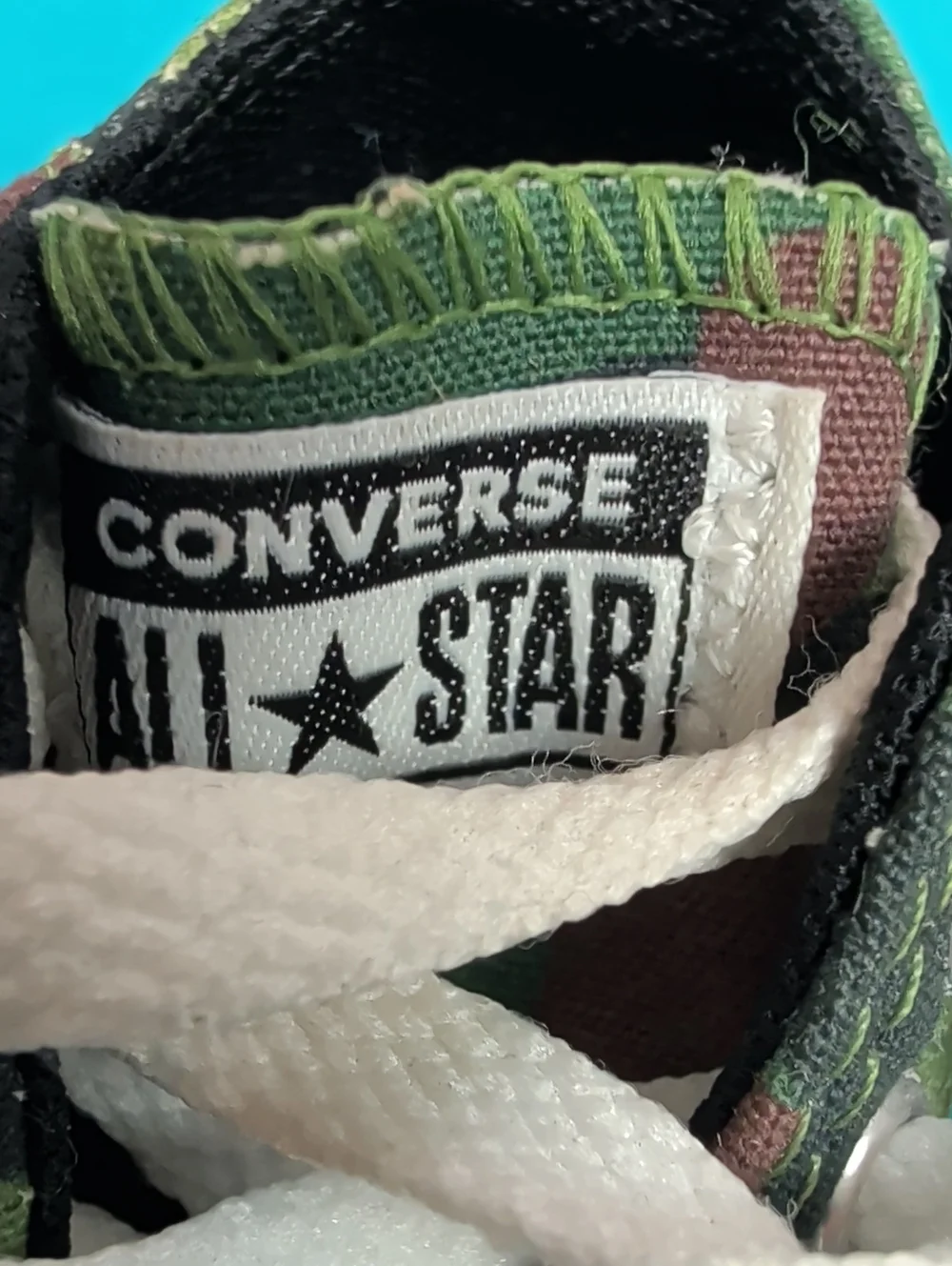 Converse Baby Boy Low-Top Canvas Sneakers Size 3 Camo